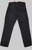 Erkek Çocuk Denim Siyah Taşlamalı Kot Pantolon - 2