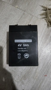 4 v 9 ah akü ikinci el sağlam - 1