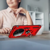 Xiaomi Redmi 14C Kılıf Vega Tank Sert Yüzüklü Standlı Zırh Koruma Kapak thumbnail 2