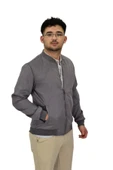Erkek Mevsimlik Süet Spor Mont 8056 BGL-ST04372 - 6