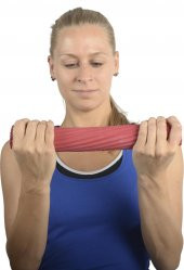 MVS FLEXBAR , EL , PARMAK , BİLEK VE KOL GÜÇLENDİRME BARI , 
BİLEK EGZERSİZİ KIRMIZI RENK (ORTA) - 4