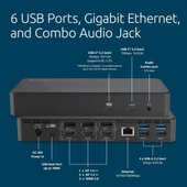 Kensington SD4790P USB-C Dörtlü 4K Displaylink Bağlantı İstasyonu - 3