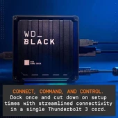 WD_BLACK D50 Game Dock, Thunderbolt 3 Bağlantılı RGB - 3