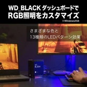 WD_BLACK D50 Game Dock, Thunderbolt 3 Bağlantılı RGB - 5