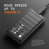 WD_BLACK 500 GB P50 Oyun Sürücüsü SSD - Taşınabilir - 4