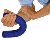 MVS FLEXBAR , EL , PARMAK , BİLEK VE KOL GÜÇLENDİRME BARI , 
BİLEK EGZERSİZİ MAVİ RENK (ÇOK SERT) - 3