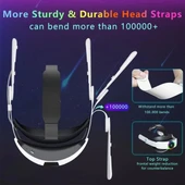 Oculus Quest 2 için 10000mAh Pilli Kafa Bandı - 5