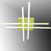 TT Aydınlatma TT036-SR  Hashtag Modeli Sarı Kaplama Led Avize thumbnail 1