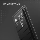WD_BLACK 500 GB P50 Oyun Sürücüsü SSD - Taşınabilir - 2