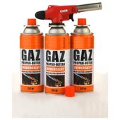 Kamp Ocak Gazı Valfli Kartuş Pürmüz Eco 6 lı Set - 1