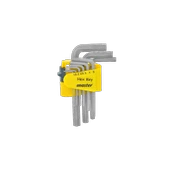 MASTER ALLEN ANAHTAR TAKIMI KISA 9 PARÇA KROM - 1