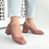 Cande Pudra Cilt Topuklu Ayakkabı thumbnail 4