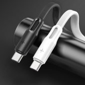 Rock S1 Micro USB Şarj ve Data Kablosu Flat Yassı 1mt 2A Siyah - 3