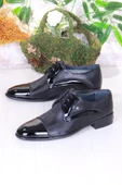 Pierre Cardin 7058 Siyah Rugan Damat Ayakkabısı Takım Ayakkabısı Erkek Klasik Ayakkabı thumbnail 3