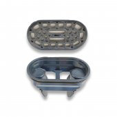 40 cm Seramik Etekli Plastik Kasalı Paslanmaz Duş Kanalı - 6