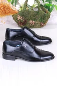 Pierre Cardin 7018 Siyah Açma Damat Ayakkabısı Takım Ayakkabısı Erkek Klasik Ayakkabı - 2