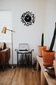 Eysa WhimsyClock Dekoratif Metal Duvar Saat 50x50CM - 8