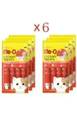 me-o Creamy Treats Sıvı Kedi Ödül Maması 6 Lı Set Yengeçli 6 Adet 4x15 Gr Toplam 360 Gr - 1