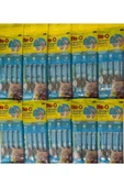 me-o Meo Creamy Treats 10 Lu Set Sıvı Kedi Ödül Maması Tavuklu&ciğerli 4x15 gr Toplam 600 gr - 1
