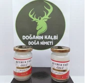 Kuyruk Yağı Kremi 2 ADET Bamya Tohumu Yağı %100 Doğal Güçlendirilmiş Özel Formül Saf ve Doğal - 1
