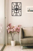 Eysa LuxuryTik Dekoratif Metal Duvar Saat 50x50CM - 5