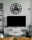 Eysa TridentClock Classic Dekoratif Metal Duvar Saat 50x50CM - 6