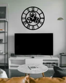 Eysa TridentClock Dekoratif Metal Duvar Saat 50x50CM - 7