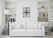 Eysa LuxuryTik Dekoratif Metal Duvar Saat 50x50CM - 9