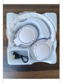 Beyaz Kulak üstü wireless Bluetooth Kulaklık - 3