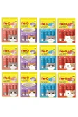 me-o Creamy Treats 4 Çeşit Karma Kedi Sıvı Ödülü 12 Li Paket - 1
