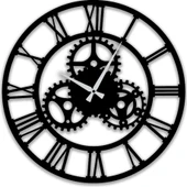 Eysa TridentClock Dekoratif Metal Duvar Saat 50x50CM - 1