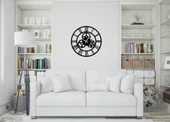 Eysa TridentClock Classic Dekoratif Metal Duvar Saat 50x50CM - 9