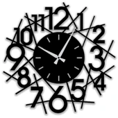 Eysa WhimsyClock Dekoratif Metal Duvar Saat 50x50CM - 1