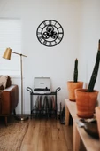 Eysa TridentClock Classic Dekoratif Metal Duvar Saat 50x50CM - 8