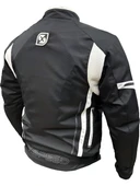 Zeus 4 Mevsimlik Korumalı Motosiklet Montu Yeni Sezon Siyah Beyaz - 2