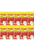 me-o Meo Creamy Treats 10 Lu Set Sıvı Kedi Ödül Maması Yengeçli 4x15 Gr Toplam 600 Gr - 1
