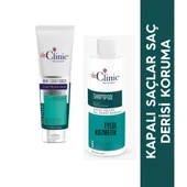 Dr. Clinic Kapalı Saçlar Saç Derisi Koruma Şampuan 400 ml Saç Kremi 250 ml Ikili Set - 1