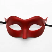 Kırmızı Renk Masquerade Kostüm Partisi Venedik Balo Maskesi - 1