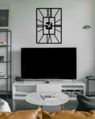 Eysa LuxuryTik Dekoratif Metal Duvar Saat 50x50CM - 6