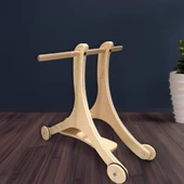 Bebek Yürüteci Çok Amaçlı Ahşap Modüler 4 ü 1 Arada - 3