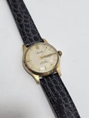 Mauthe 31mm Deri Kordon Altın Kaplama Erkek Kol Saati 2.El thumbnail 1