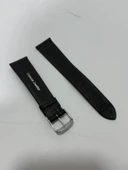 Dikişli Deri Saat Kordonu Gri 20mm - 4