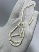 Kesme Fildişi Tesbih 5,65 Gram - Koleksiyonluk Fil Dişi Tespih thumbnail 3