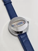 Hudson De Luxe Jump Hour 44mm Deri Kordon Erkek Kol Saati 2.El thumbnail 3