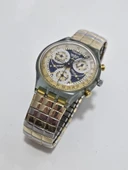 Swatch Chrono La Reine 37mm Çelik Kordon 1992 Vintage Kol Saati 2.El - 6