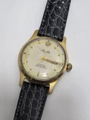 Mauthe 31mm Deri Kordon Altın Kaplama Erkek Kol Saati 2.El thumbnail 2