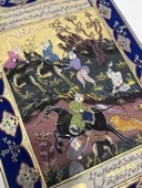 Avcılar ve Yırtıcılar Adlı El Yapımı Minyatür Resim 30x20 cm thumbnail 2