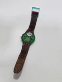 Swatch Chrono Pinksprings 37mm Deri Kordon 1992 Vintage Kol Saati 2.El thumbnail 4