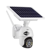 Güvenlik Kamerası Solar Panelli Su Geçirmez Gece Görüş Destekli Wifi Bağlantılı Kamera - 2