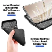 Samsung Galaxy A05 Kılıf Focus Deri Desen Silikon Kapak - 5